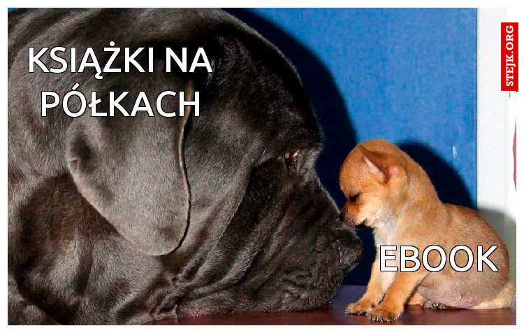 Książki na półkach