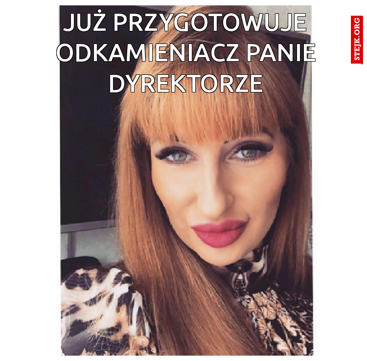 Już Przygotowuje odkamieniacz Panie Dyrektorze