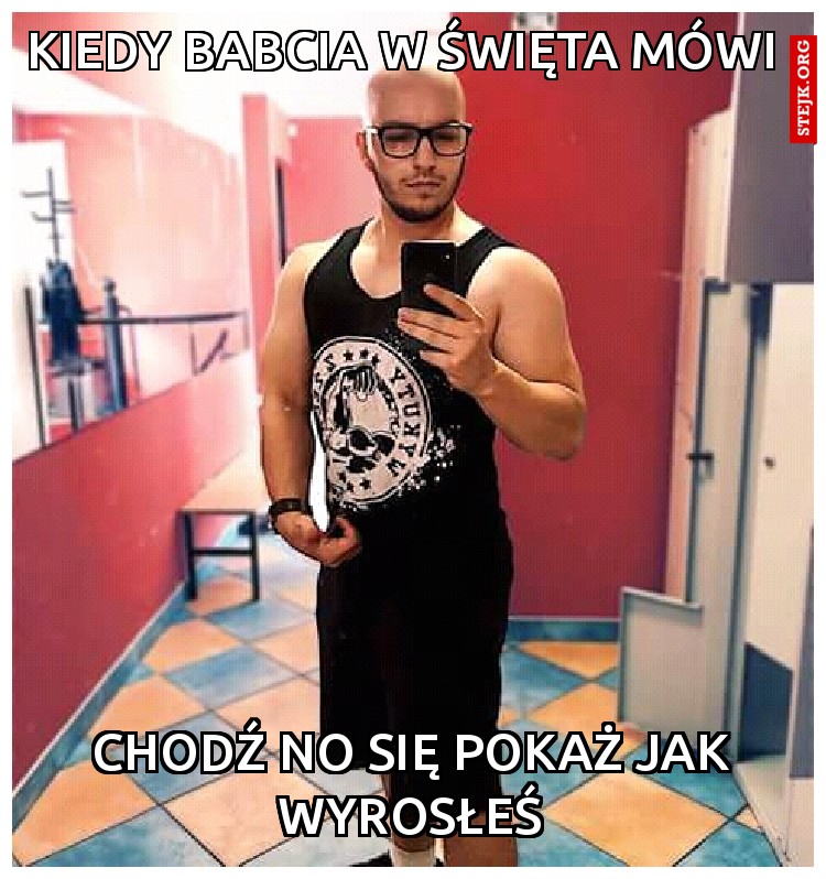 Kiedy babcia w święta mówi