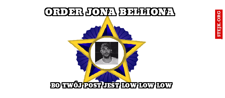 order jona belliona 