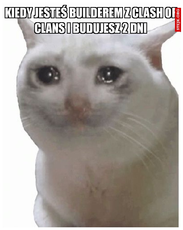 KIEDY JESTEŚ BUILDEREM Z CLASH OF CLANS I BUDUJESZ 2 DNI