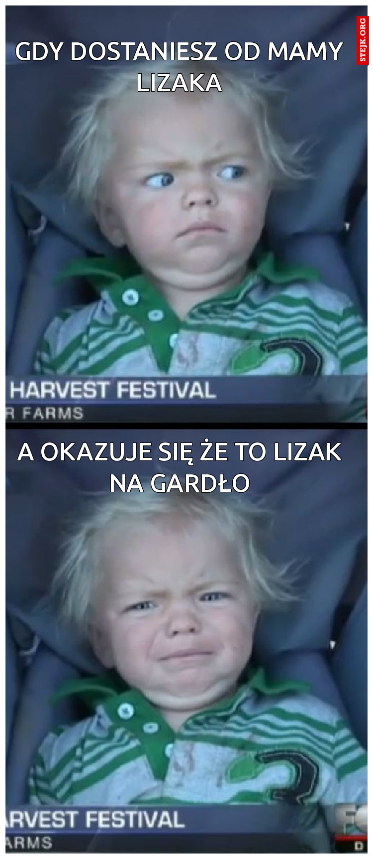 Gdy dostaniesz od mamy lizaka