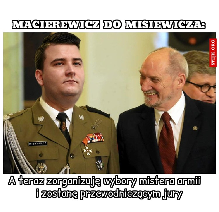 Macierewicz do Misiewicza:
