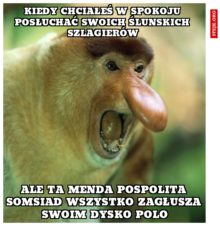 Kiedy chciałeś w spokoju posłuchać swoich ślunskich szlagierów
