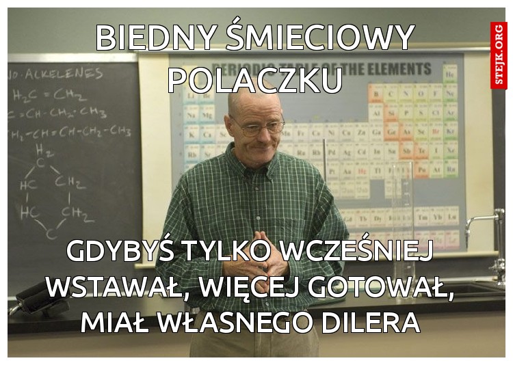 Biedny śmieciowy polaczku