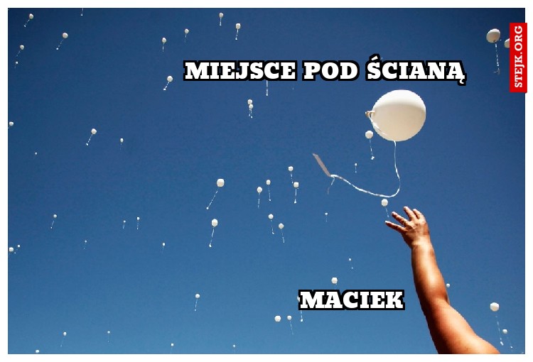 Miejsce pod ścianą