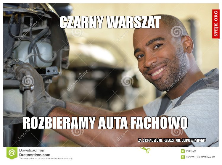 czarny warszat