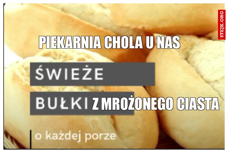 z mrożonego ciasta