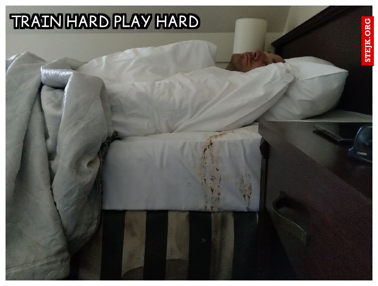 TRAIN HARD PLAY HARD