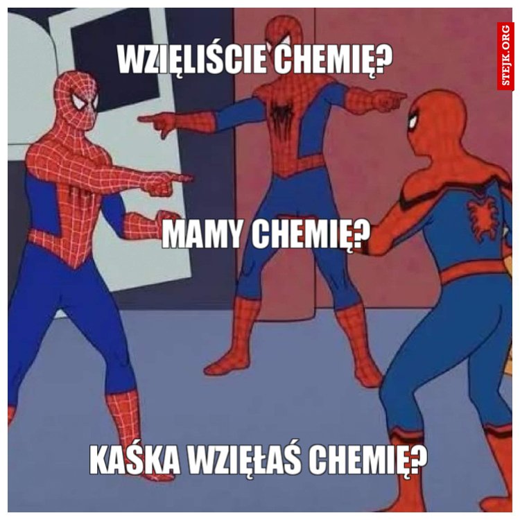 Wzięliście chemię? 