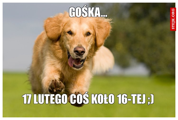 Gośka...