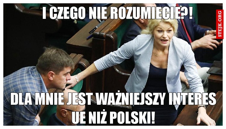 I czego nie rozumiecie?!