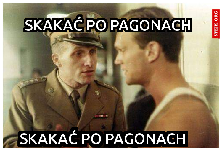 Skakać po pagonach 