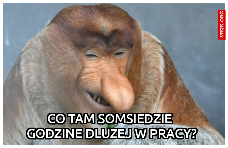 Godzine dluzej w pracy?