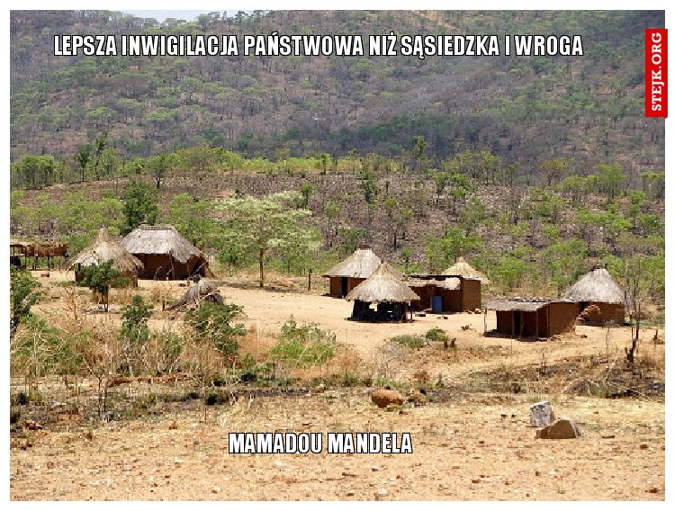 Lepsza inwigilacja państwowa niż sąsiedzka i wroga 