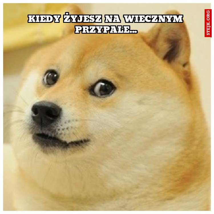 Kiedy żyjesz na wiecznym przypale...