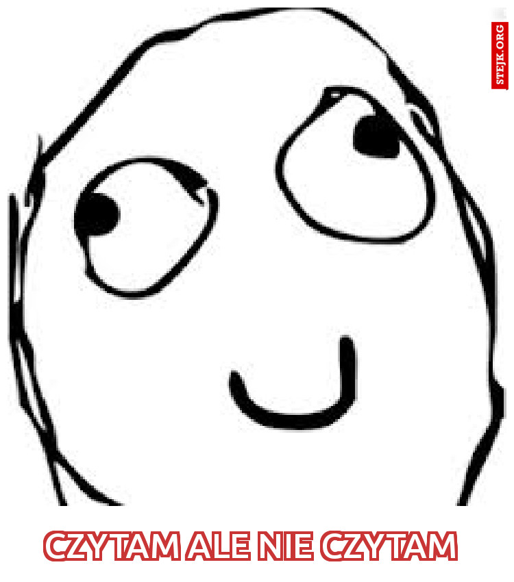 czytam ale nie czytam