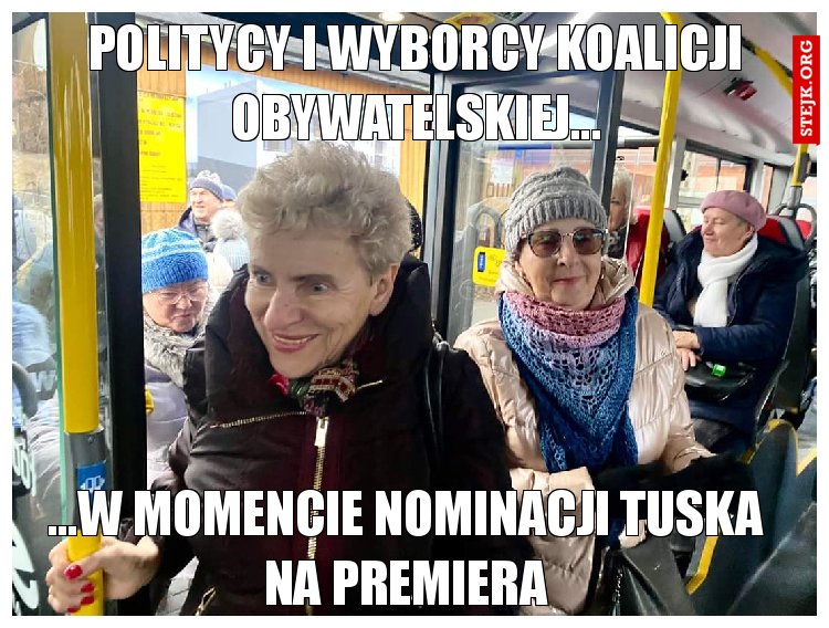 Politycy i Wyborcy Koalicji Obywatelskiej...