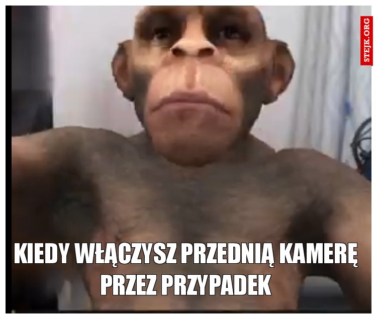 Kiedy włączysz przednią kamerę przez przypadek
