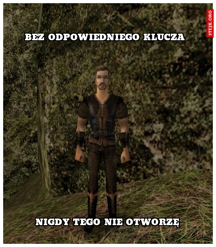 Bez odpowiedniego klucza