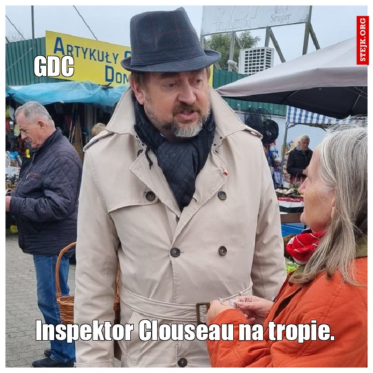 Inspektor Clouseau na tropie.