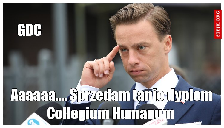 Aaaaaa.... Sprzedam tanio dyplom Collegium Humanum 