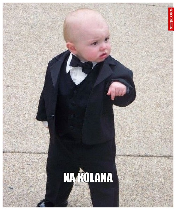 Na kolana
