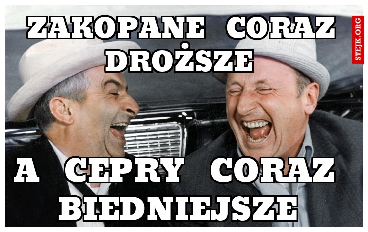 zakopane  coraz droższe 