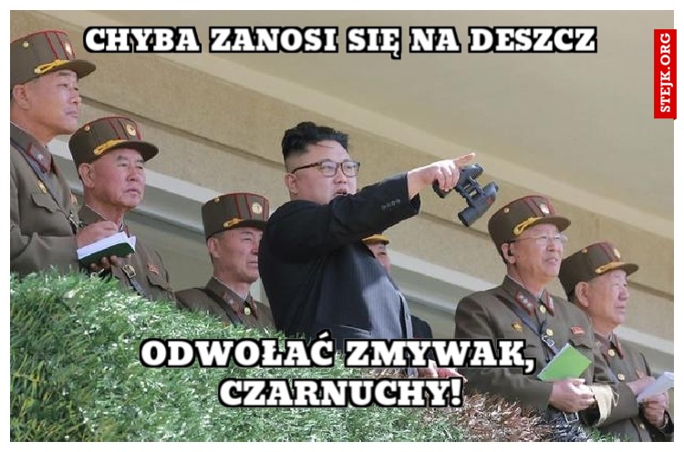 Chyba zanosi się na deszcz