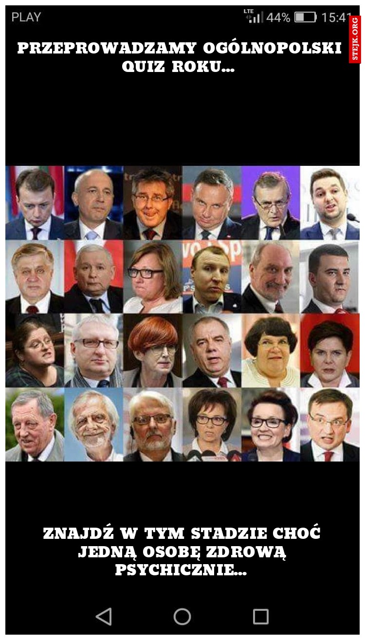 Przeprowadzamy ogólnopolski quiz roku... 