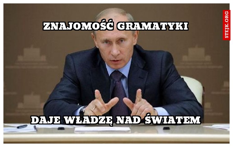 Znajomość gramatyki