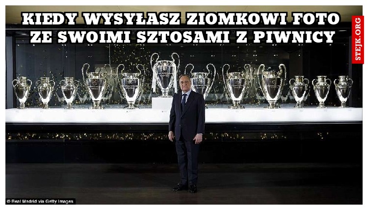 Kiedy wysyłasz ziomkowi foto ze swoimi sztosami z Piwnicy