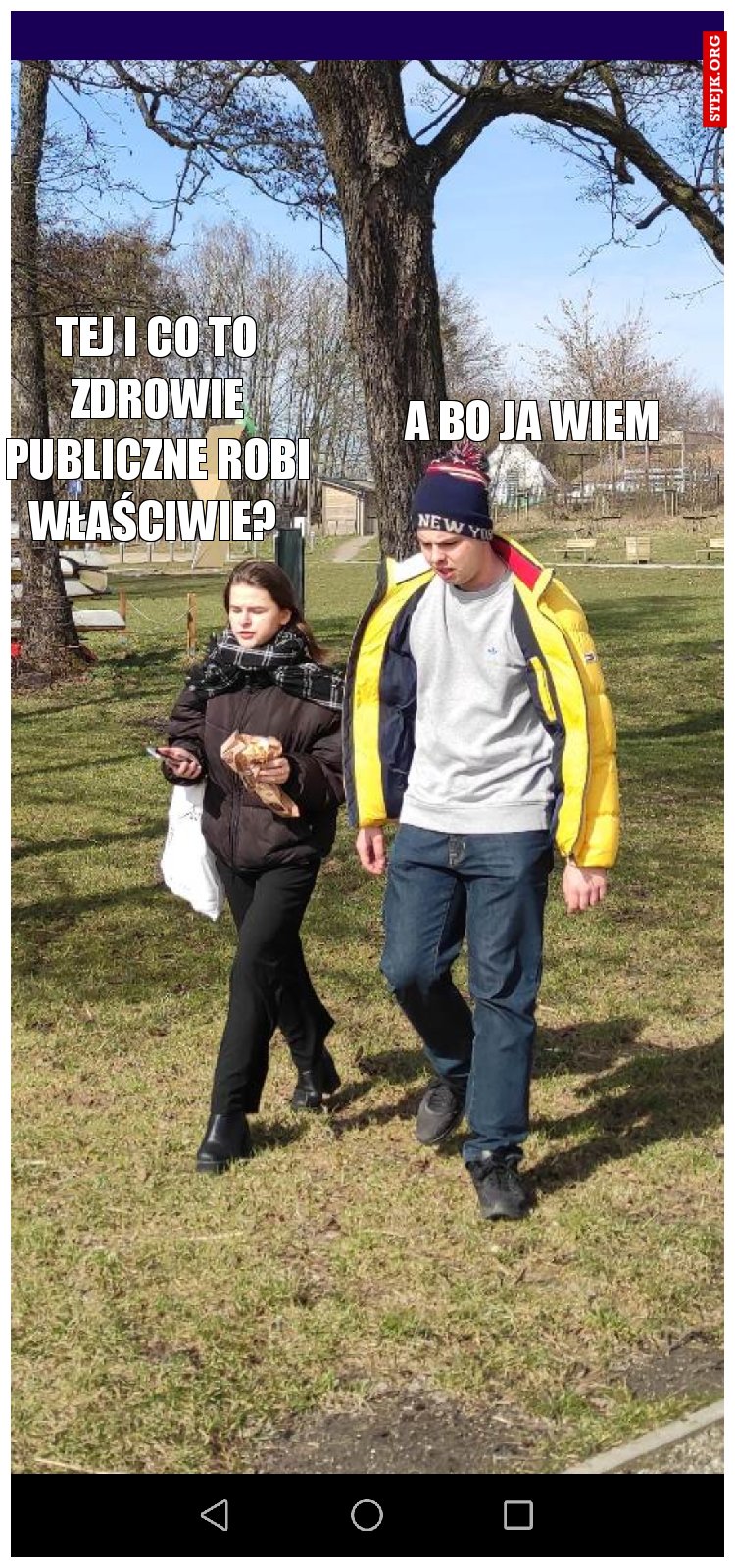 Tej i co to zdrowie publiczne robi właściwie? 