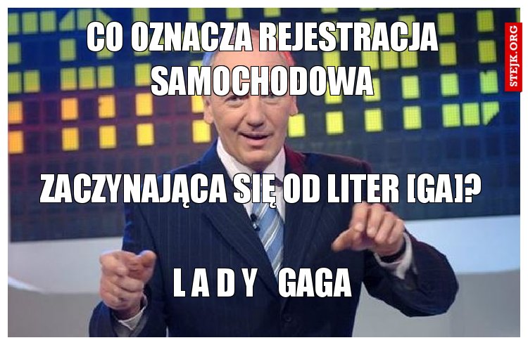 co oznacza rejestracja samochodowa