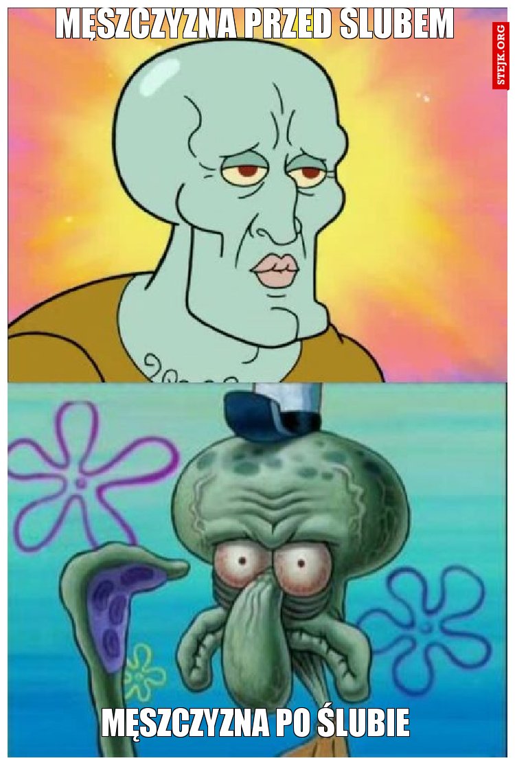męszczyzna przed ślubem