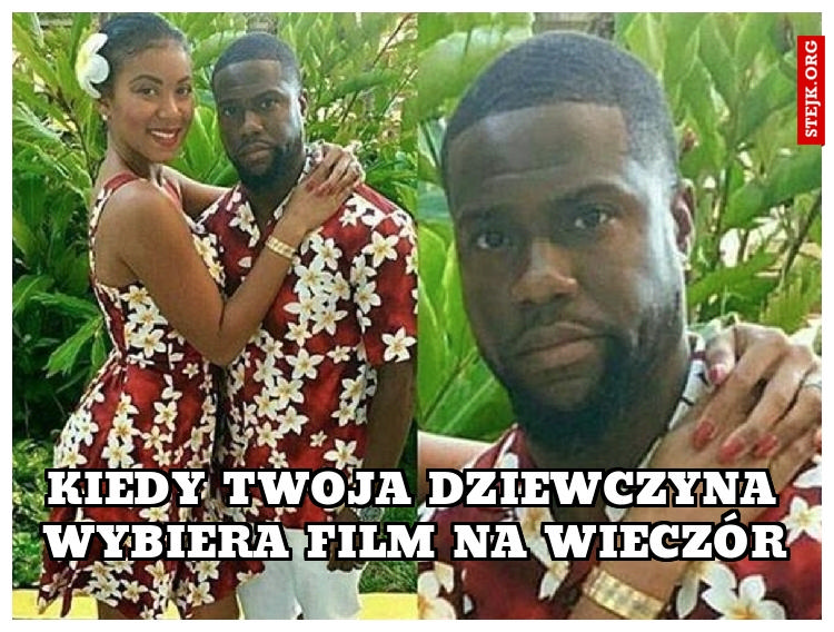 Kiedy dziewczyna wybiera film na wieczór