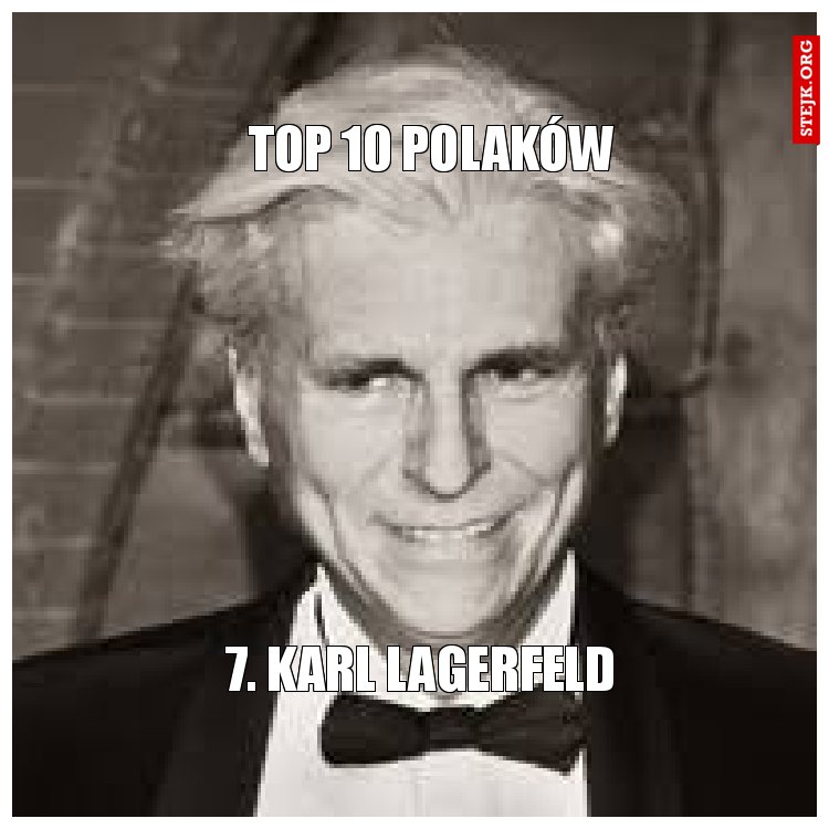 7. Karl Lagerfeld