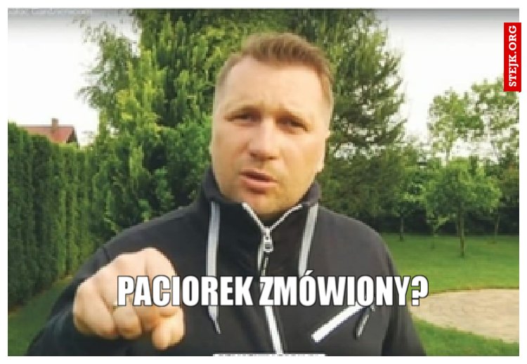        paciorek zmówiony?