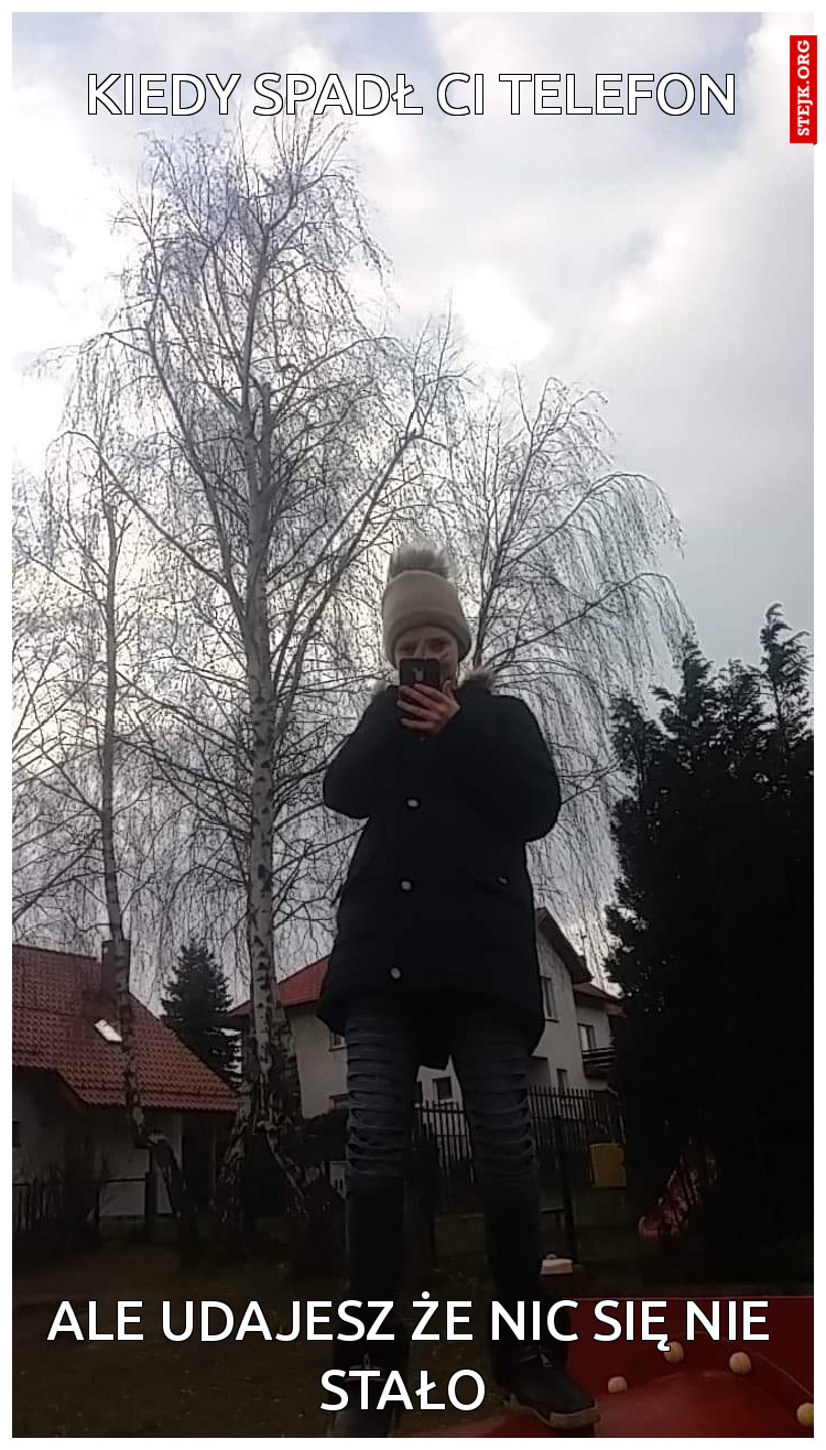 Kiedy spadł ci telefon