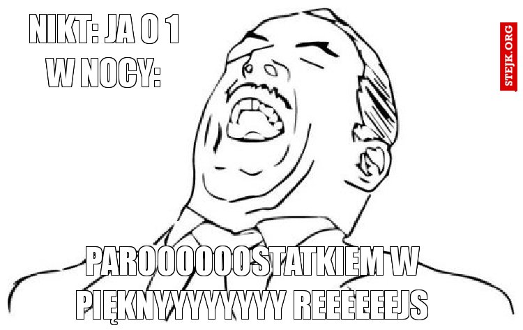 Nikt: ja o 1 w nocy:
