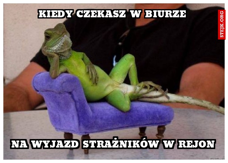 Kiedy czekasz w biurze