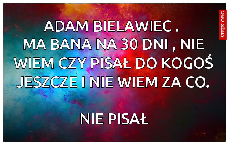 adam bielawiec . 