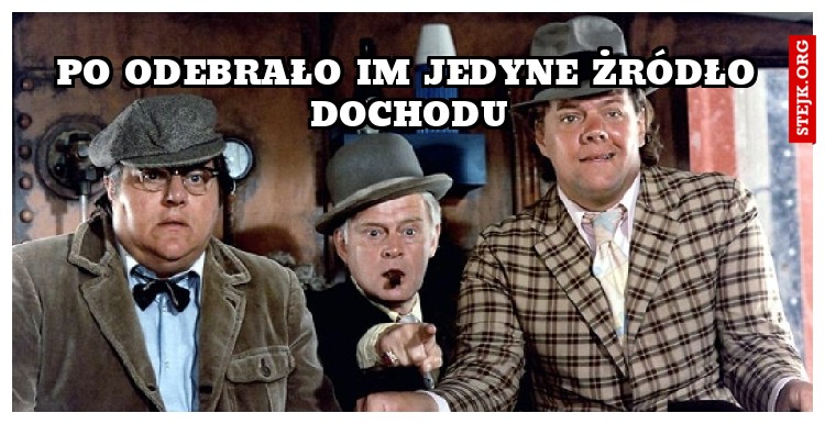 po odebrało im jedyne żródło dochodu