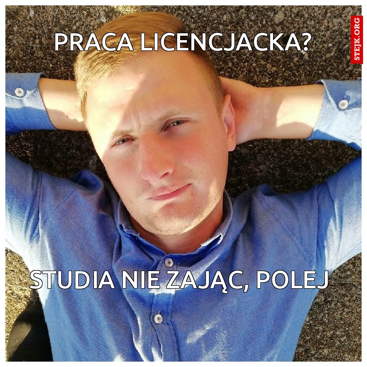 PRACA licencjacka?