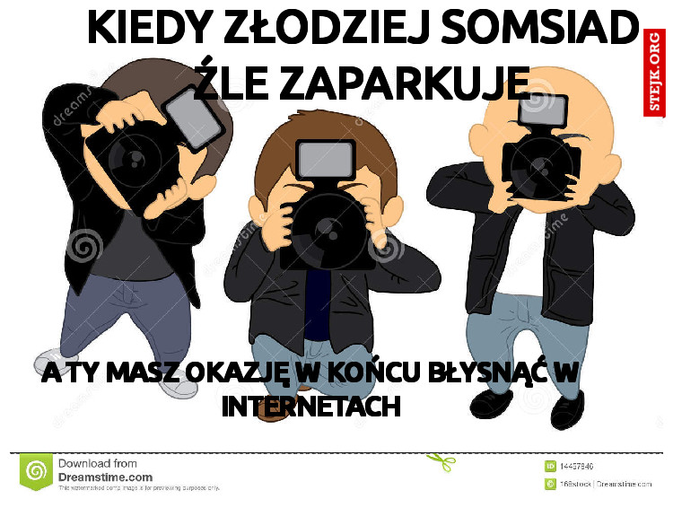 kiedy złodziej somsiad źle zaparkuje