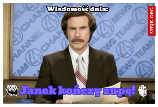 Janek kończy zupę!