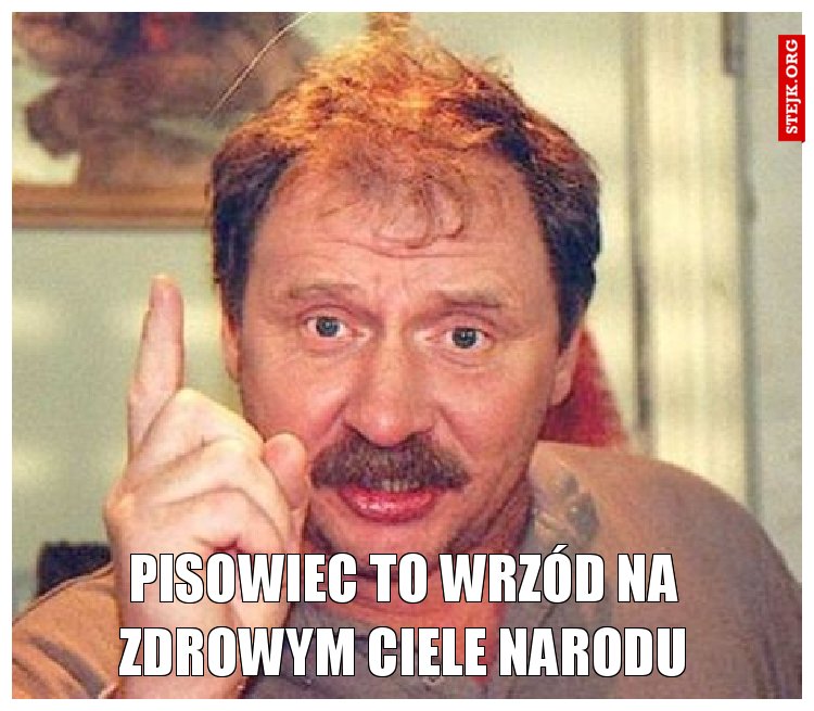 Pisowiec to wrzód na zdrowym ciele narodu