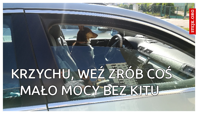 Krzychu, weź zrób coś mało mocy bez kitu 