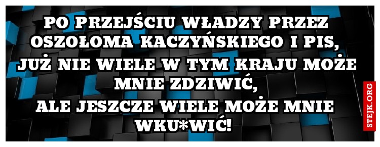 Po przejściu władzy przez oszołoma Kaczyńskiego i pis, 