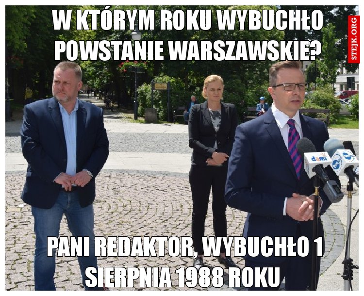 W którym roku wybuchło powstanie Warszawskie?